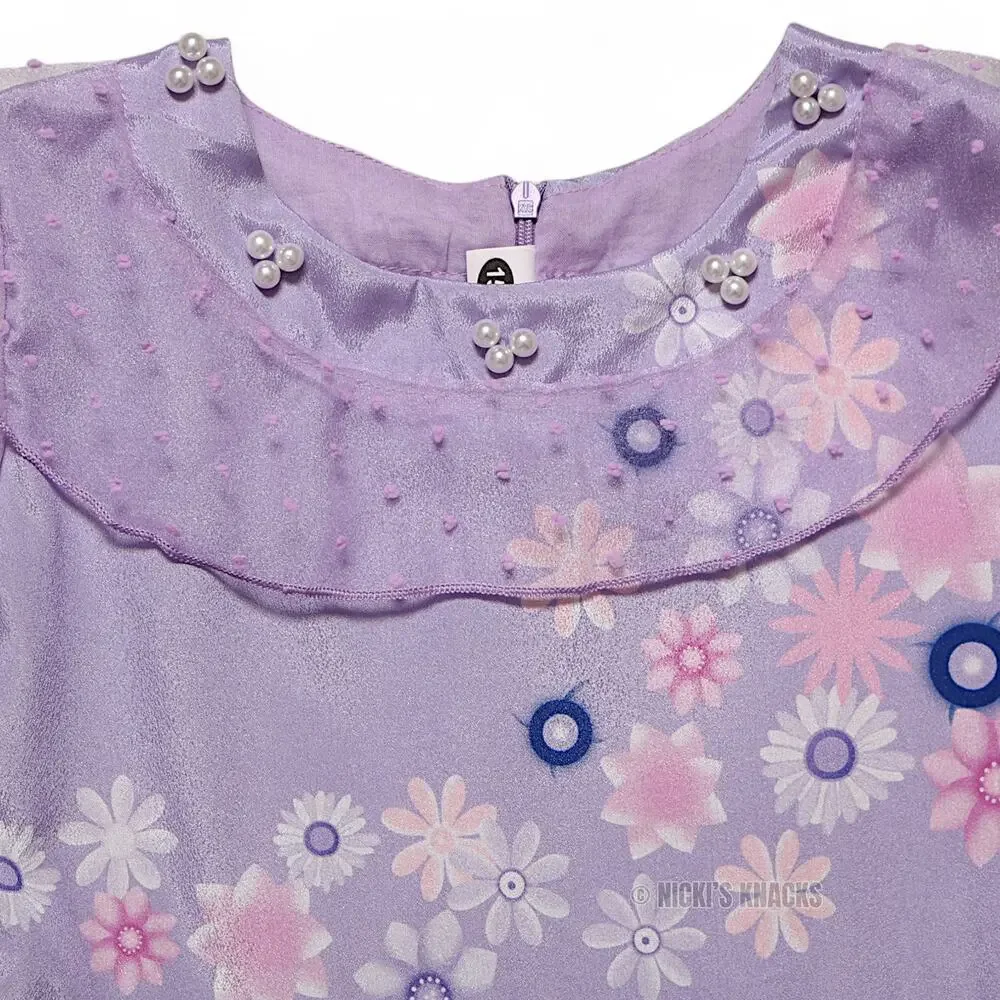 Disney Sofia The First Purple Dress Costume Dress-Up Play Size 10/12